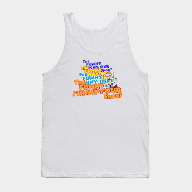 The Funny Funny Show Evolution Tank Top by DareDevil Improv